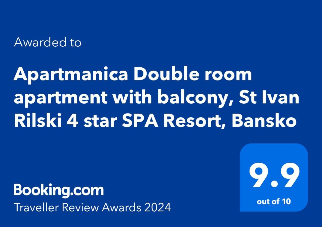 Apartmanica Double Room Apartment 101-12, Big Terrace, St Ivan Rilski 4 Star Spa Resort, Banszko Kültér fotó