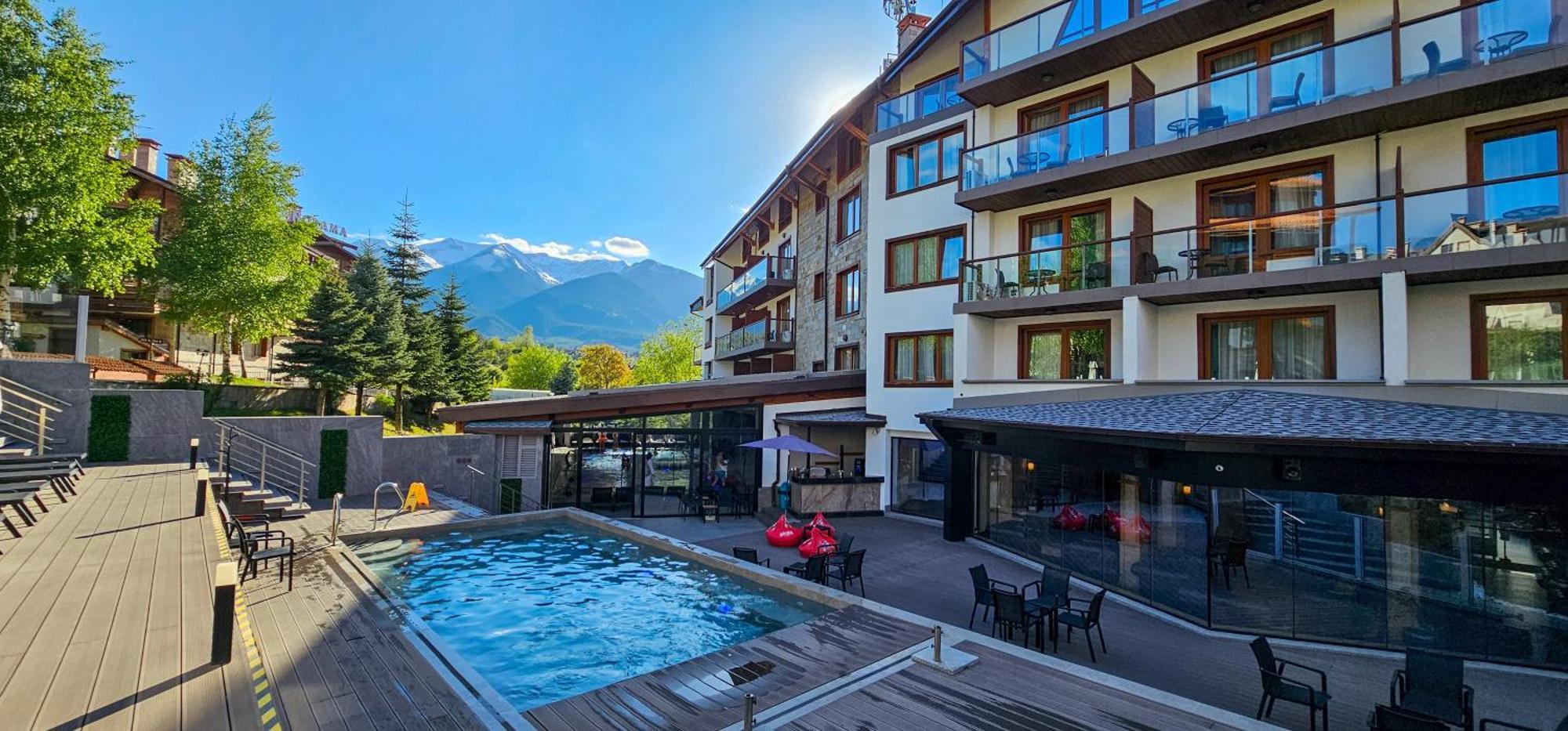 Apartmanica Double Room Apartment 101-12, Big Terrace, St Ivan Rilski 4 Star Spa Resort, Banszko Kültér fotó